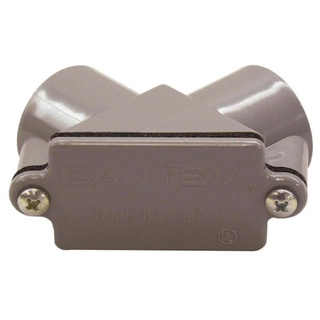 Cantex Conduit Fitting Elbow, PVC, PVC Coated 5240102C